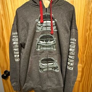Gray Honda hoodie
